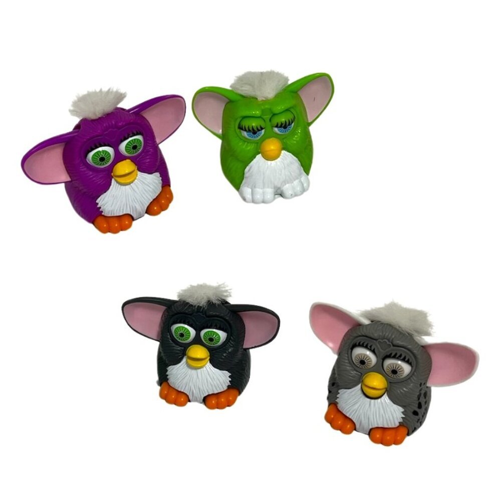 Vintage 1998 Furby McDonald's Happy Meal Toys Collectibles Lot of 4
